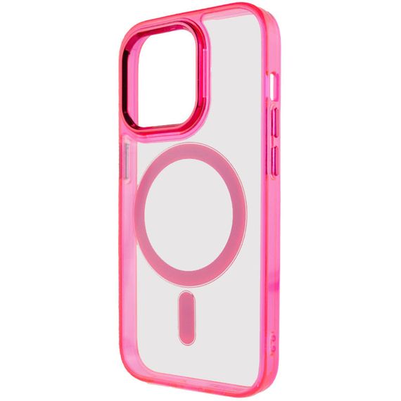 Чехол TPU Iris with MagSafe для Apple iPhone 14 Pro (6.1") Малиновый | Зображення 2