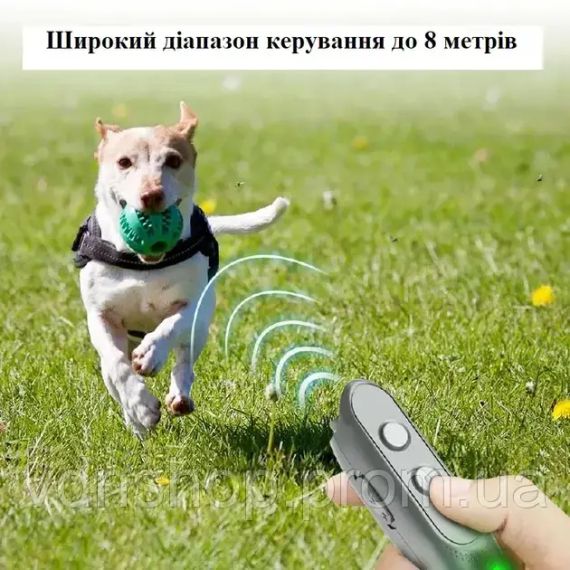 Відлякувач собак Ultrasonic STM-00501 потужний ультразвуковий 3 в 1 з індикатором зарядки та акумулятором від USB | Зображення 5