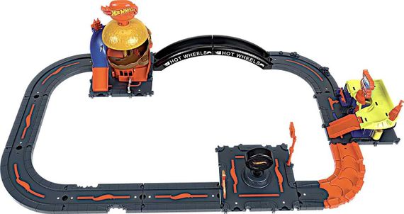 Трек Хот Вілс Сіті Транспортні шляхи для міста Hot Wheels City Track Pack Набір чорних доріжок | Зображення 3
