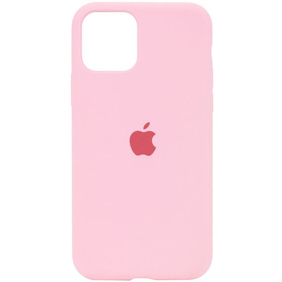 Чохол Silicone Case Full Protective (AA) для Apple iPhone 11 Pro Max (6.5") Рожевий / Light pink
