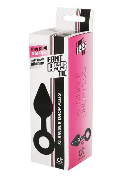 Анальная пробка с кольцом Dream Toys FANTASSTIC XL sexstyle | Зображення 1