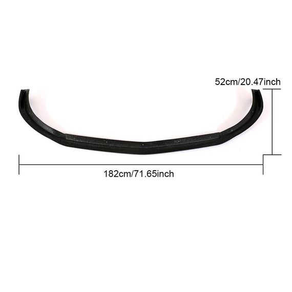 Накладка на передній бампер Lip (для Base 2016-2019, Карбон) для Mercedes E-сlass W213 рр | Зображення 5