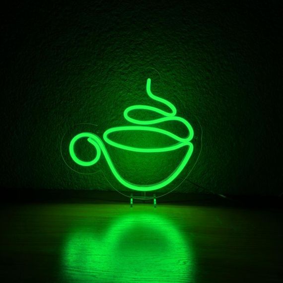 Неоновий світильник Горнятко кави 300х300 acr-n000006 | Зображення 2