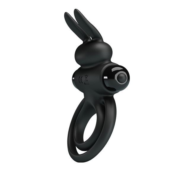 Ерекційне кільце - Pretty Love Vibrant Penis Ring III Black | Зображення 6