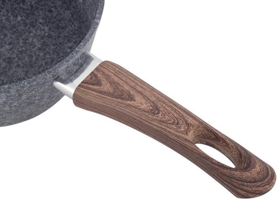 Ківш Kamille Grey Marble Ø16см індукційний з антипригарним покриттям | Зображення 4