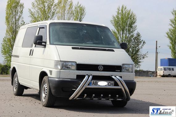 Кенгурятник WT01 (нерж) для Volkswagen T4 Caravelle/Multivan | Зображення 2
