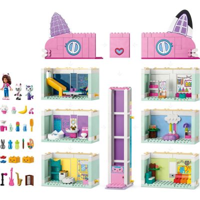 Конструктор LEGO Gabby&apos;s Dollhouse Кукольный домик Габби 498 деталей (10788) | Зображення 2