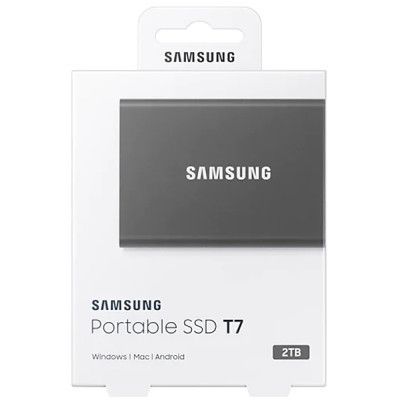 Накопитель SSD USB 3.2 2TB T7 Samsung (MU-PC2T0T/WW) | Зображення 2
