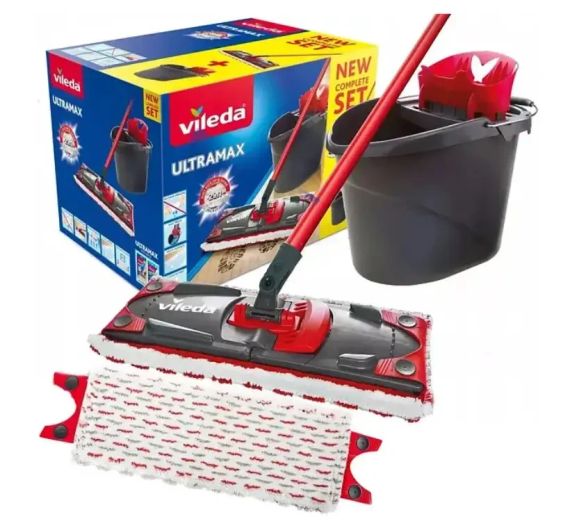 Набор для уборки Vileda UltraMax 155737 с микрофибровой насадкой (UA-01) | Зображення 3