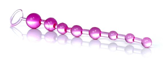 Анальные бусы BOSS - Jelly Anal 10 Beads Pink, BS6700084 sexstyle | Зображення 5