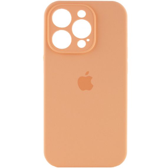 Чехол Silicone Case Full Camera Protective (AA) для Apple iPhone 13 Pro (6.1") Оранжевый / Cantaloupe