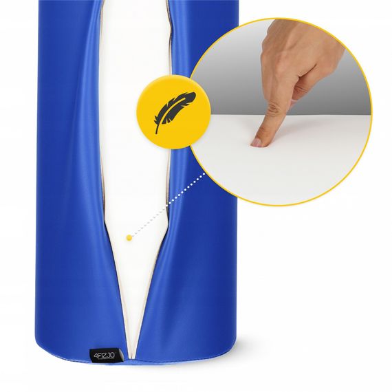 Валик для реабілітації та масажу 4FIZJO 100 x 30 см Blue (P-5905973402958) | Зображення 2
