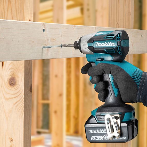 Винтоверт импульсный аккумуляторный Makita DTD158Z (170 Нм, 1/4", BL, LXT, без аккумуляторов и зарядного устройства) | Зображення 6