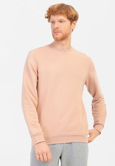 Світшот для чоловіків однотонний піщаник, 3XL