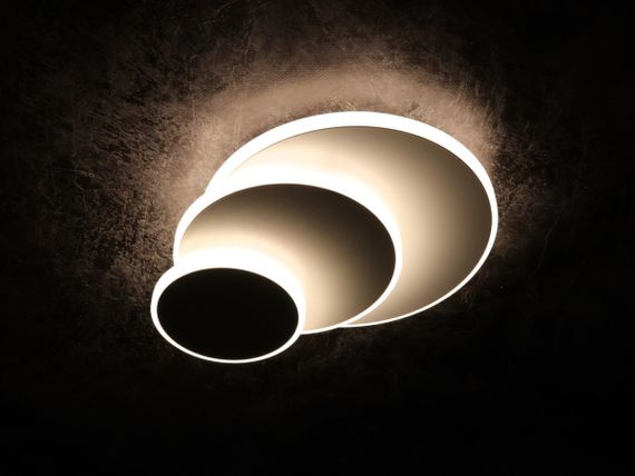 Сучасний креативний світильник стельовий LED для кухні ванної офісу 25472 Білий 7х25х40 см.