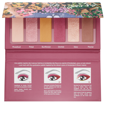 Палетка тіней Sephora EYESTORIES Fresh Florals