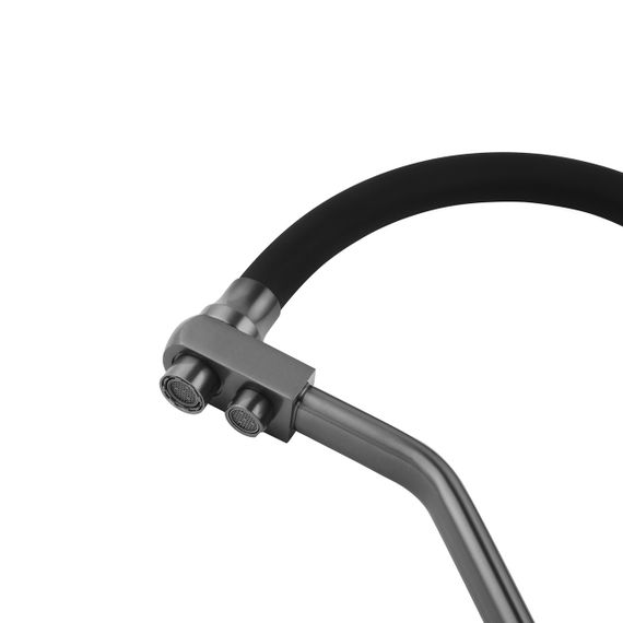 Змішувач для кухні з підключенням до фільтра Kroner KRP Edelstahl Klassisch - PVD03817BLK | Зображення 6
