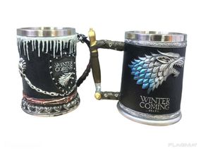 Подарочный Набор Кружка Чашка Бокал 3D Игра Престолов Game Of Thrones Winter Is Coming...