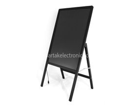 FLUORECENT BOARD WITH STAND 50*70 на стійці з фломастером і серветкою (5) у пап. 5 шт.
