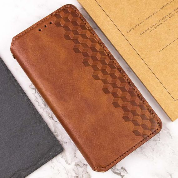 Кожаный чехол книжка GETMAN Cubic (PU) для Xiaomi Redmi Note 13 5G | Зображення 4