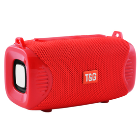Портативная колонка TG532, Bluetooth, радио, Power Bank, speakerphone, красный