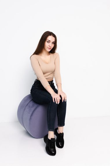 Кроссовки женские Fashion Chris 3894 38 размер 24 см Черный | Зображення 8