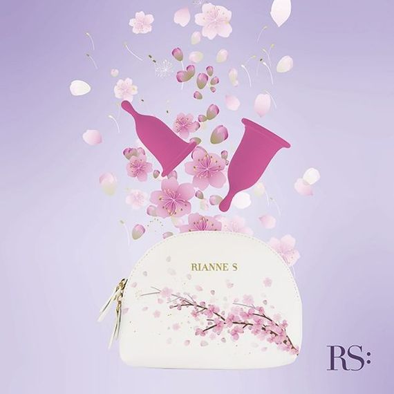 Менструальні чаші Rianne S Femcare Cherry Cup 2шт, в косметичці, рожев sexstyle | Зображення 5