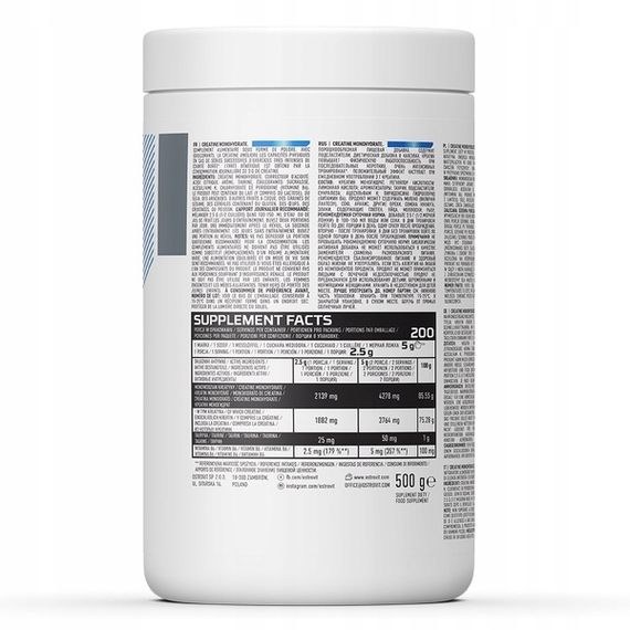 Креатин Ostrovit Creatine 500 g Mango | Зображення 1