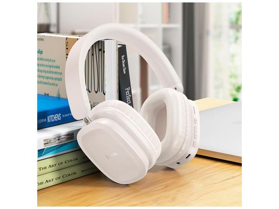 Бездротові блютус навушники з мікрофоном HOCO W51 білий | Зображення 2