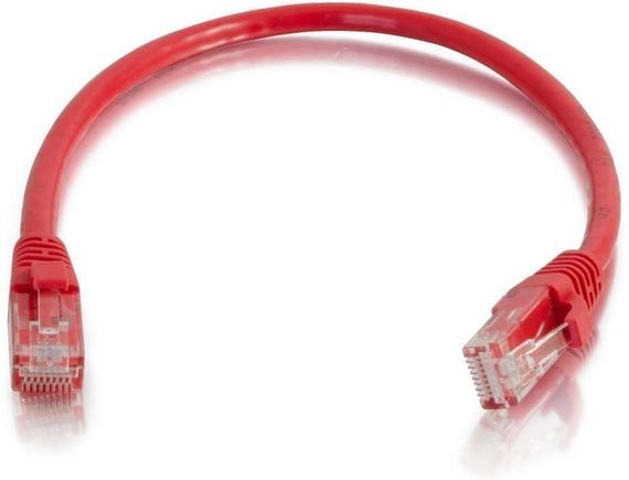 Патч-корд Cat6 C2G 1.5 м красный (CG83447)