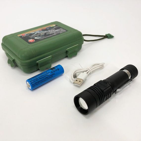 Мощный тактический фонарь светодиодный Bailong, Мощные фонарики, Фонарь переносной с лед лампой OA-30 | Зображення 8