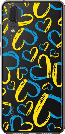 Чехол на Huawei P20 Сердца UA "5292u-1396-17620"