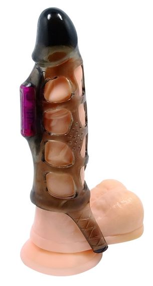 Насадка-презерватив з вібрацією PRETTY LOVE - Harrison Penis sleeve, BI-026209-1 sexstyle | Зображення 15