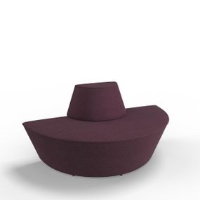 Трехместный диван SOMBRERO Ткань Фиолетовый
