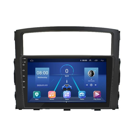 Штатная магнитола 9" Lesko для Mitsubishi Montero IV 2006-н.в.  2/32Gb/ 4G/ Wi-Fi Premium Митцубиси