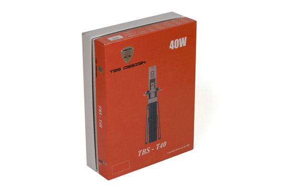 Комплект світлодіодних ламп TBS Design T40 H1 (P14,5s) 80 W 9-32 V 6000 K | Зображення 1