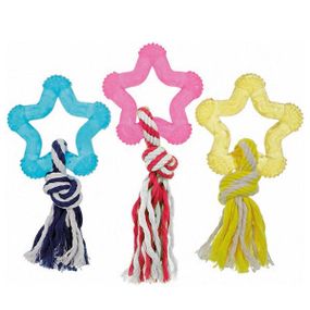 Flamingo Good4Fun Star With Rope іграшка для собак, 8 см
