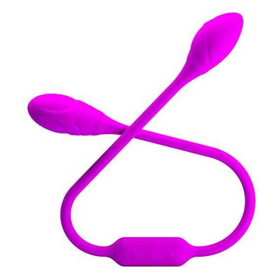 Гнучкий вібростимулятор для пар PRETTY LOVE Dream Lover's Whip, фіолетовий, 65.5 х 3.2 см Sex Aura | Зображення 3