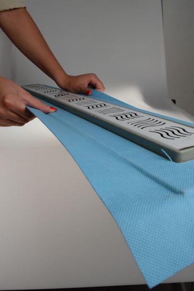 Душовий канал з горизонтальним фланцем Maxiflow Standart Line 60 см решітка "Хвиля" 4022.TY050K.060.1 | Зображення 3