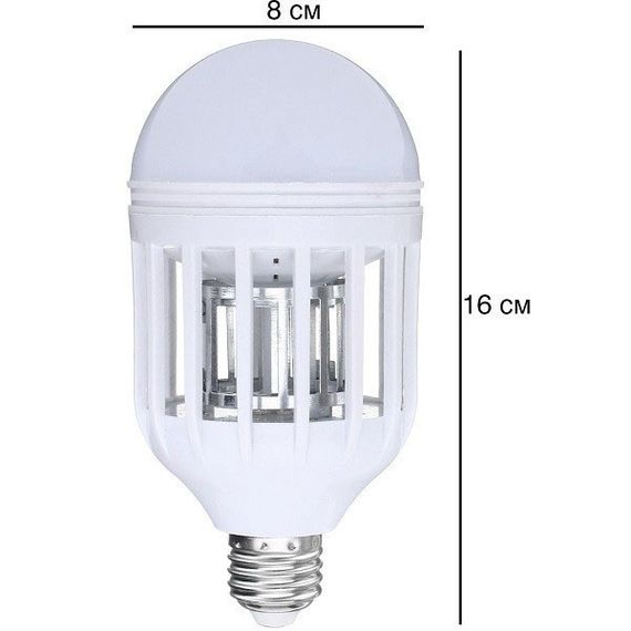 Светодиодная лампа приманка для насекомых Zapp Light, электрическая ловушка для насекомых, противомоскитная лампа от комаров | Зображення 9