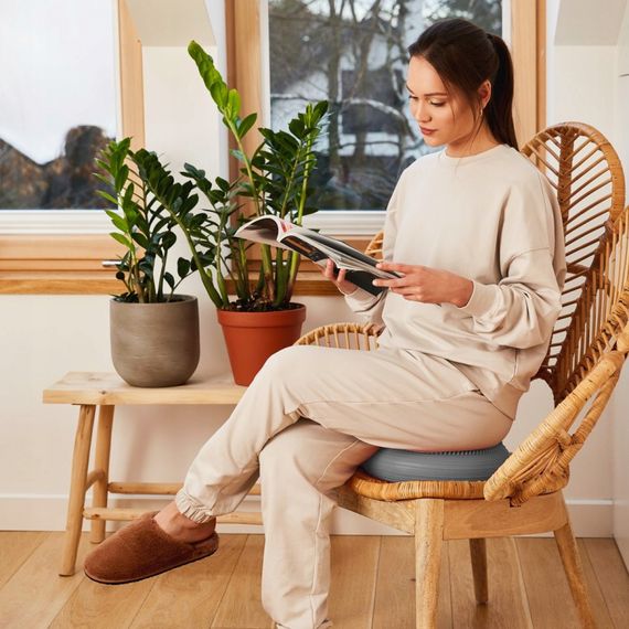 Балансувальна подушка-диск 4FIZJO MED+ 33 см (сенсомоторна) масажна Grey 4FJ0315 (P-5907739313812) | Зображення 6