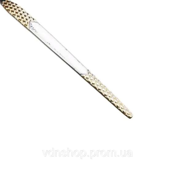 Набір десертних виделок 6 штук виделки десертні з нержавіючої сталі 15.5 см Срібло з золотом HP-20-40 | Зображення 3