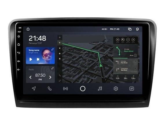 Штатна магнітола AMS T1010 6+128 Gb Skoda Superb 2 B6 2008-2015