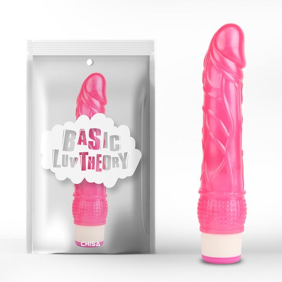 Вібратор реалістичний Chisa Basic Luv Theory Wild Penetrator на батарейках, 20.5 см Sex Aura