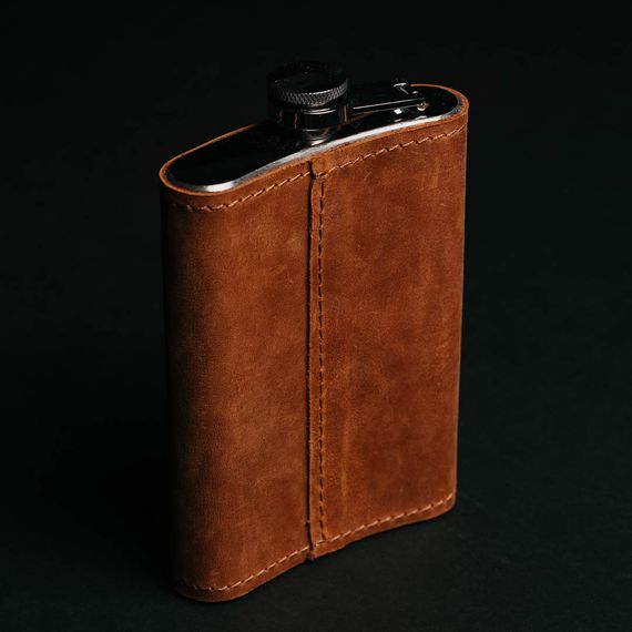 Фляга Skin and Skin Крейзі хорс 13х9х2 см 240 мл Коньячна (FLcoh) | Зображення 3