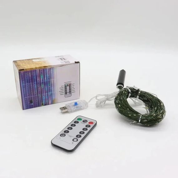 Гірлянда Кінський хвіст з пультом XPRO 3 м 600LED, теплий білий (234574677_475) | Зображення 8