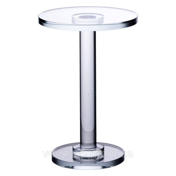 Тортівниця скляна на ніжці 12×18 см кругла стійка для торта, капкейків HP-4-68M