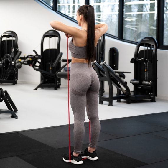 Резинка для фітнесу Gymtek 7-16кг червона | Зображення 8