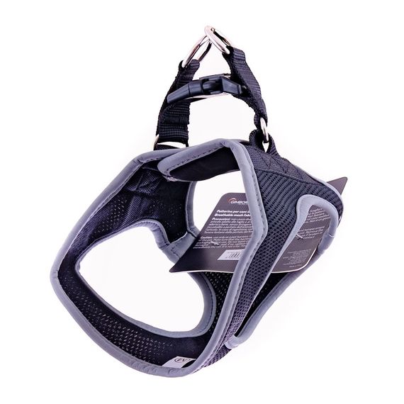 Шлея GimDog для собак Alfresco чорна неопрен розмір M 41-44 см | Зображення 1