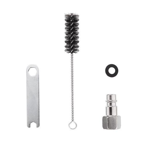 Фарбопульт пневматичний HP MINI, форсунка 0.5 мм, верхній металевий бачок 200 мл, 5бар INTERTOOL PT-03031 | Зображення 4